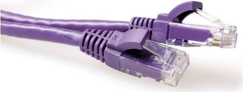 Cable 15 m RJ-45 Violet Cat6a Male-Male Gold