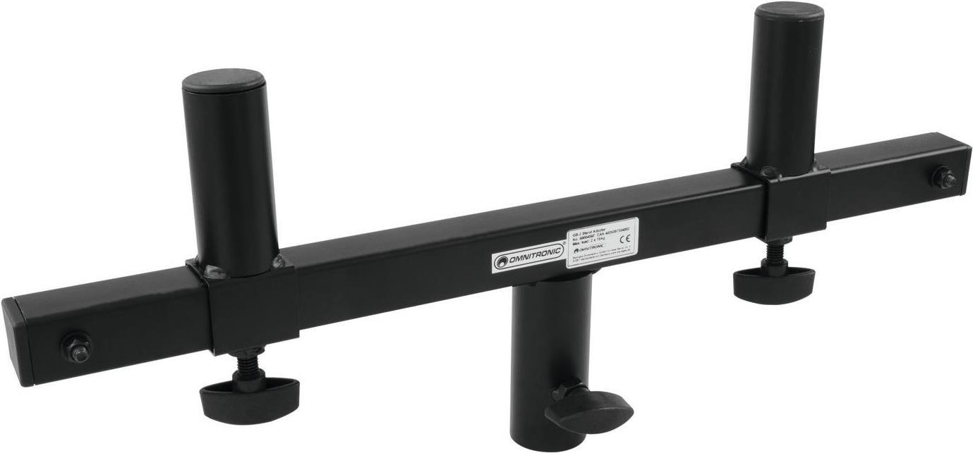 OMNITRONIC GB-2 Speaker Stand Adapter - Black (6000456F)