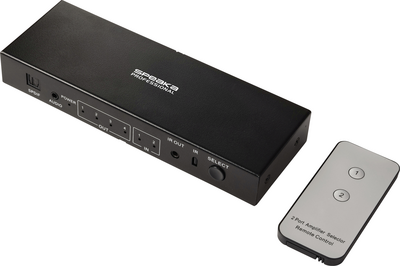 SpeaKa Professional SP-SWAP-500 KVM Matrix Switch with Audio Ports 3480 x 2160 Black SP-13904372