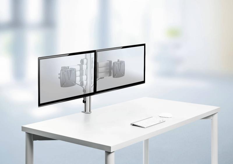 Novus 968+0119+000 - Flat Panel Mount Arm - 10 kg - VESA 75x75, 100x100 mm - Aluminium - Anthracite/Silver