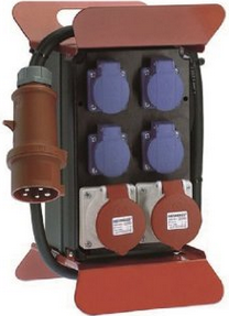 Bachmann Power Distribution Unit AC 400 V, 6 Outputs, 2 m, Model 349.008