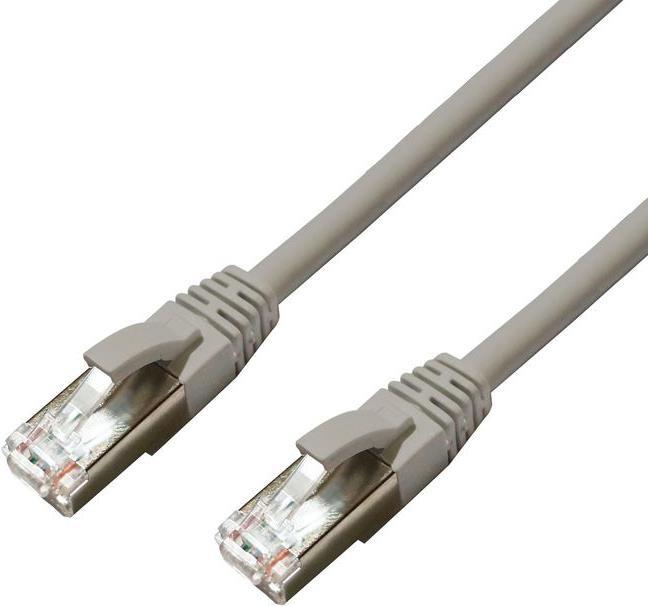 MicroConnect Patch Cable - RJ-45 (M) to RJ-45 (M) - 10 m - 6 mm - S/FTP - CAT 6a - Halogen-Free - Grey