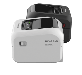 HONEYWELL PC42E-D Direct Thermal Printer, Black, 203 dpi, USB, Ethernet, Serial Port, No Power Cord (PC42EDB020200)