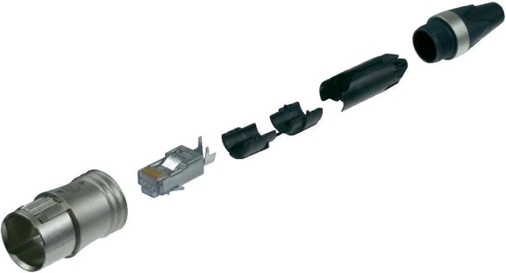 Neutrik RJ45 Cablestacker Set NE8MC6-MO 1 pc.