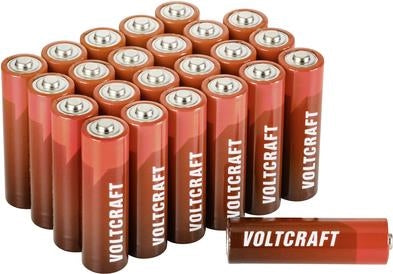 Voltcraft Industrial LR6 Mignon AA Battery 3000 mAh 1.5 V - 48 Pieces - VC-15077390
