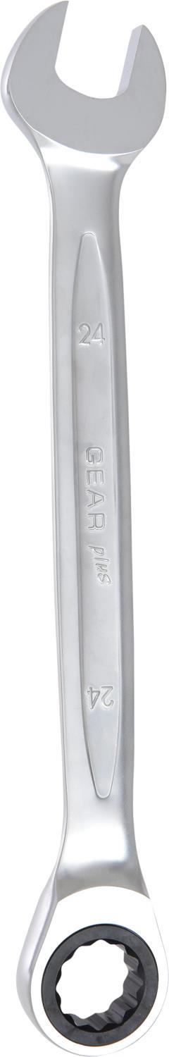 KS TOOLS GEARplus Ratchet Ring Spanner 24 mm 503.4624