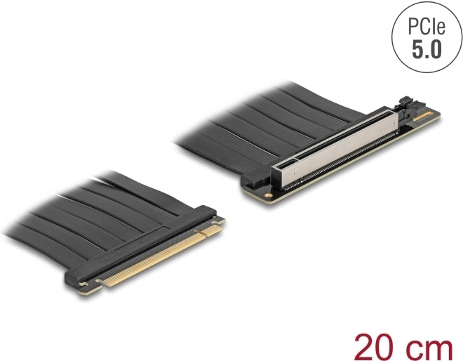 Delock PCI Express 5.0 Riser Card x16 - 20 cm Cable