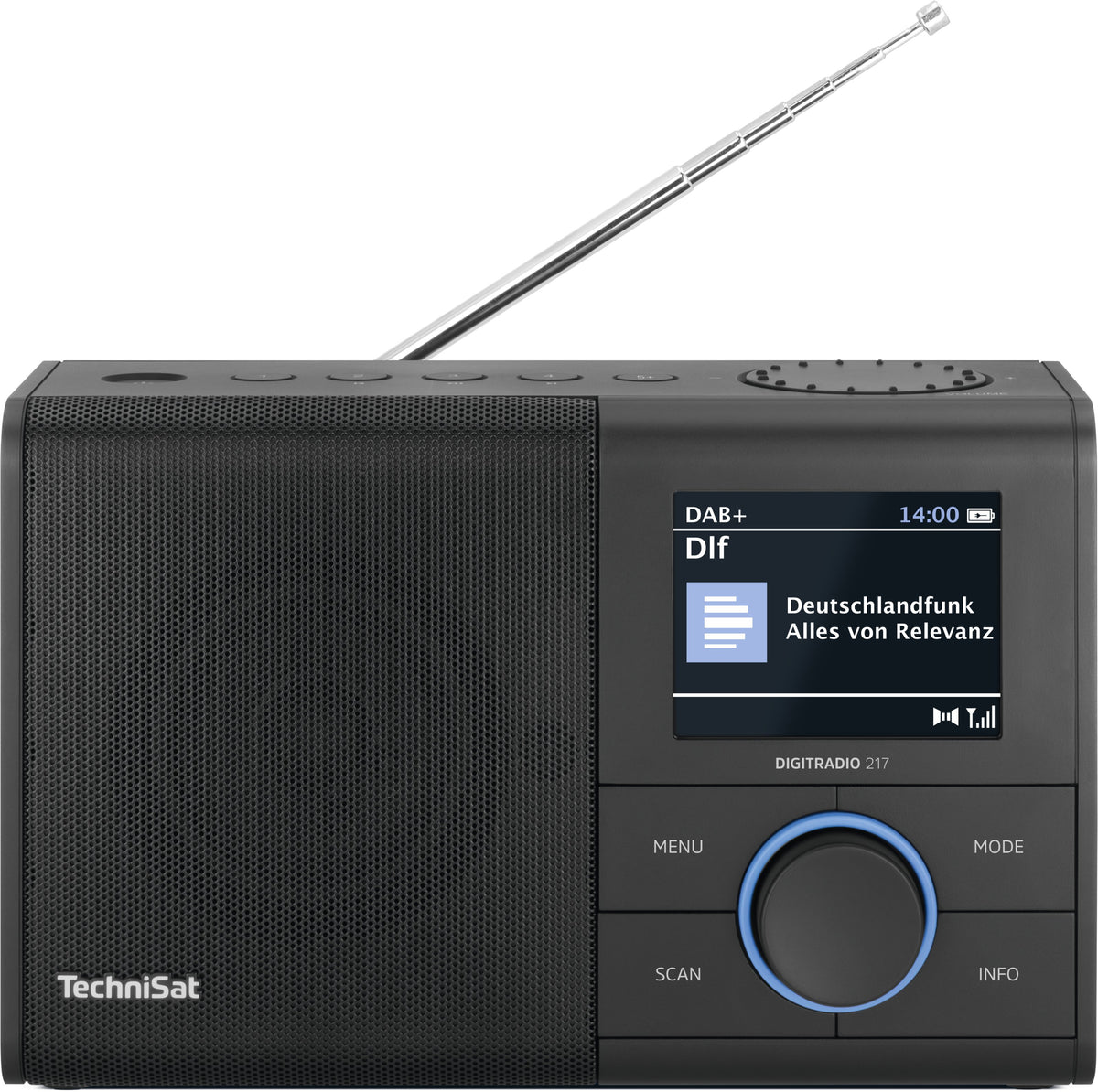 Technisat Design Radio - DAB, DAB+, FM - Bluetooth - 80 Station Presets - 0000/3998 A2D