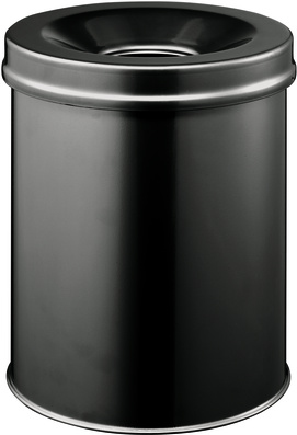 DURABLE SAFE 15 L Round Waste Bin Office 330501