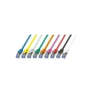 Logilink PrimeLine - Patch cable - RJ-45 (M) to RJ-45 (M) - 30 m - SFTP, PiMF - CAT 6a - grey (CQ3122S)