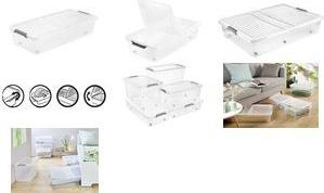 keeeper Underbed Box 'leo' - Transparent - 53 Liters - 1100200100000