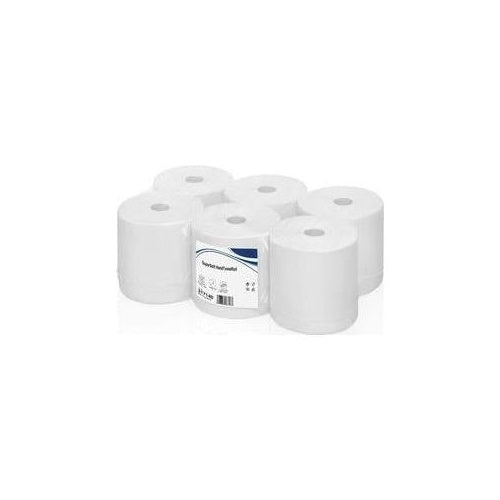 wepa Handtuchrolle Super Soft, 2-lagig, hochweiß, 140 m 100% Zellstoff, mit Waffelprägung, Breite: 198 mm, - 1 Stück (317140) afbeelding 1