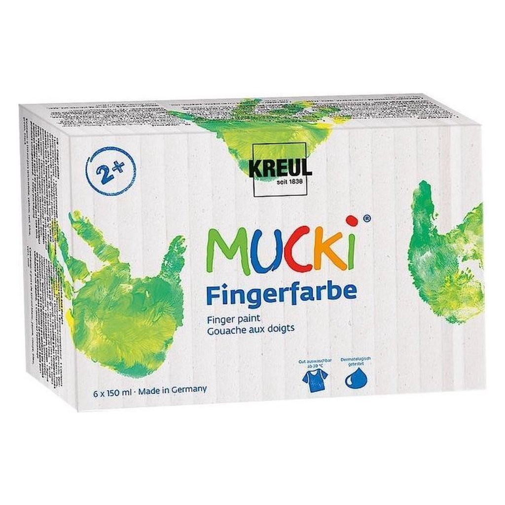 Kreul Mucki Finger Paint 6x150 ml
