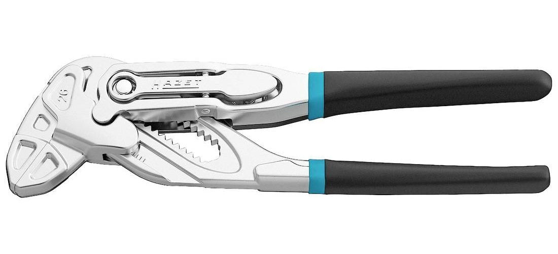 HAZET Zangenschlüssel 762-12 schwarz/blau 125mm Schnellverstellung (762-12) afbeelding 1