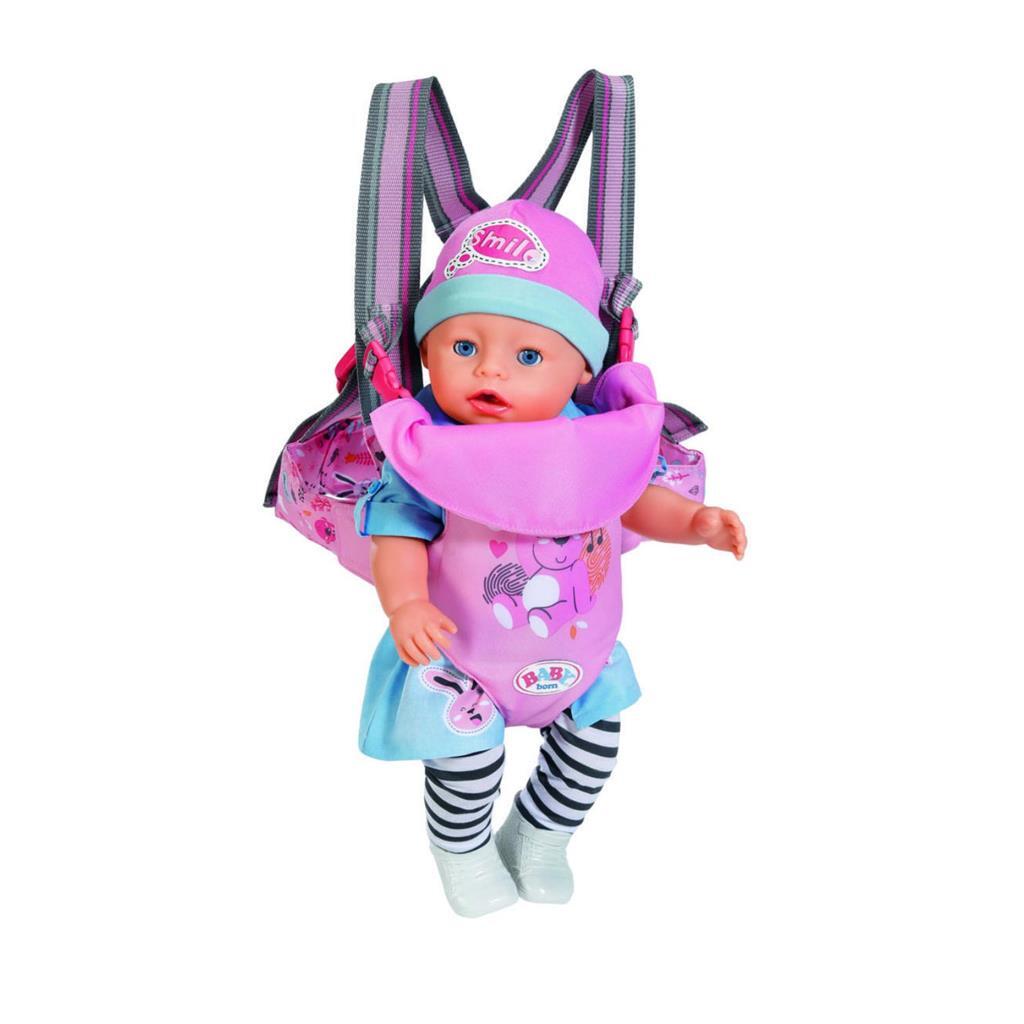 Baby Born Carrier Pink - For Dolls Up to 43 cm - Suitable for Children 3+