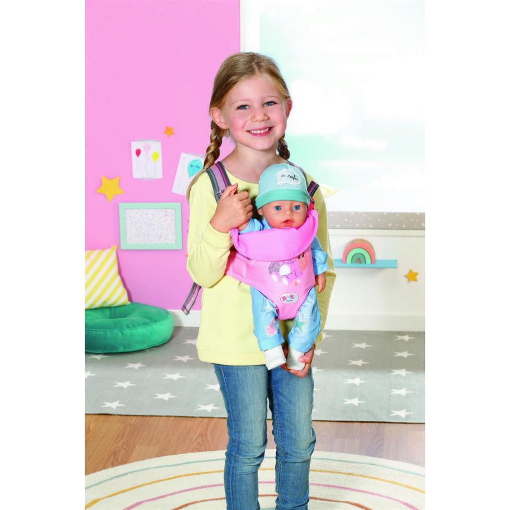 Baby Born Carrier Pink - For Dolls Up to 43 cm - Suitable for Children 3+