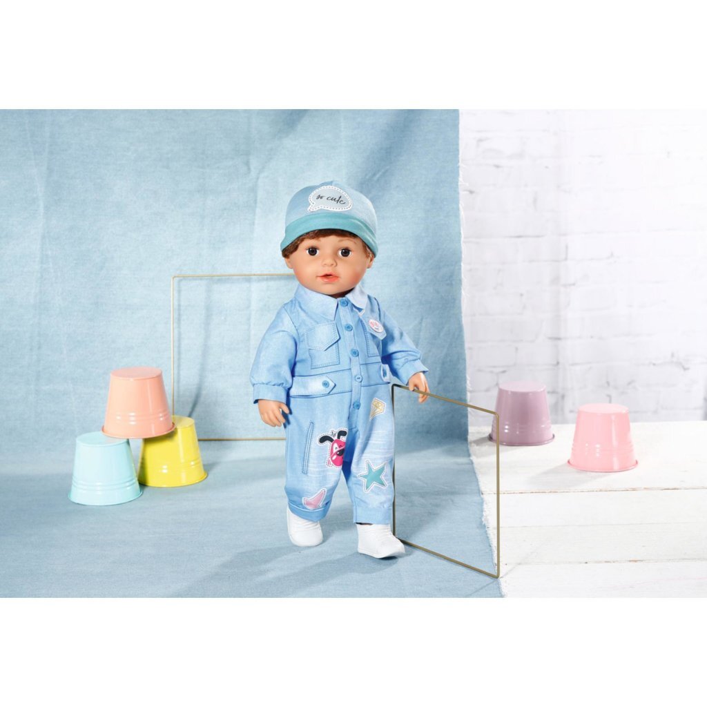 Baby Born Jeans Overall - Casual Outfit for 43 cm Dolls