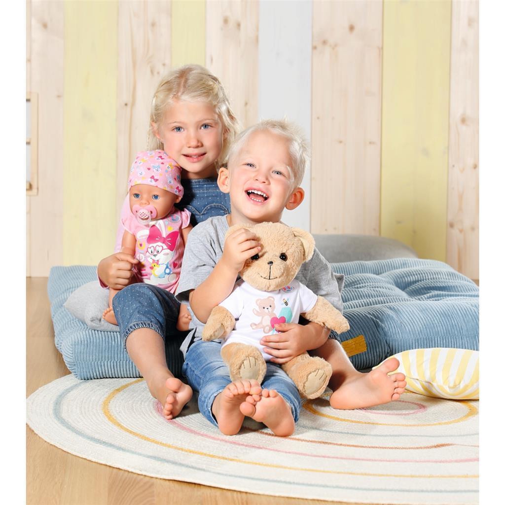 Baby Born Teddy Bear 36 cm with Booklet - Cuddly Toy for Kids