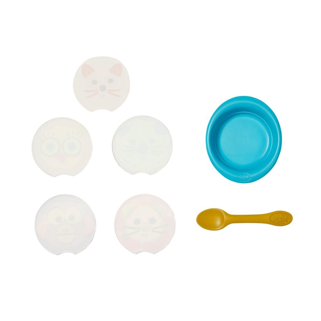 Baby Born Feeding Set for 43 cm Doll - Water Reveal Meals - Fun Accessories