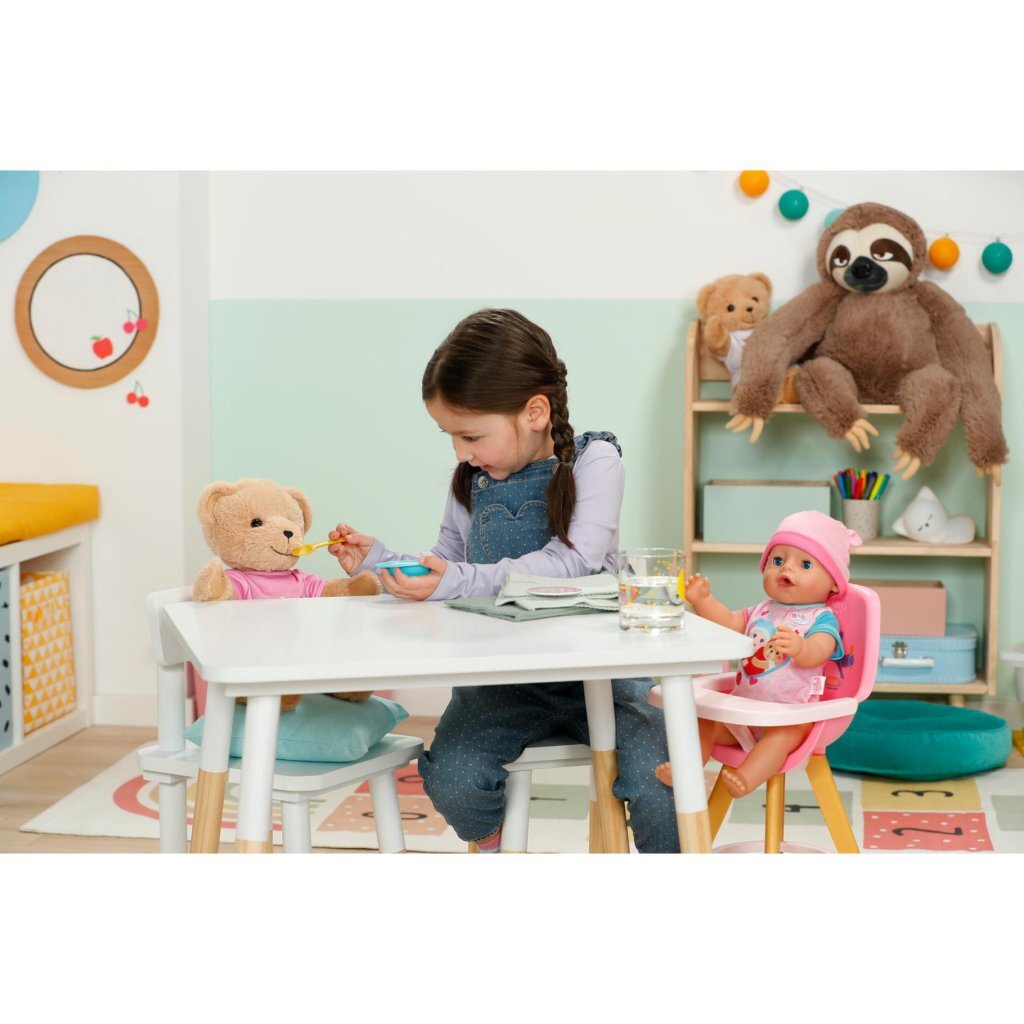 Baby Born Feeding Set for 43 cm Doll - Water Reveal Meals - Fun Accessories