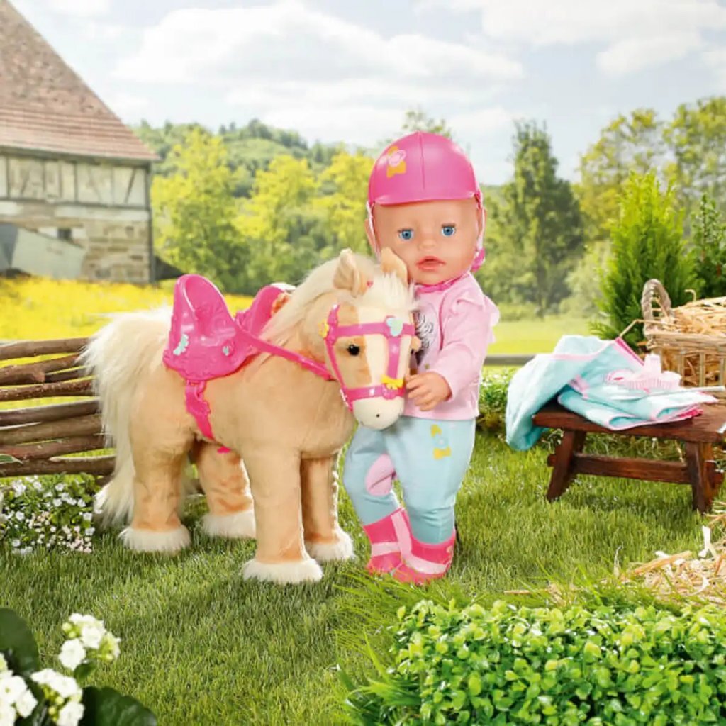 Baby Born Plush Pony My Horse Cutie with Accessories for Ages 3+