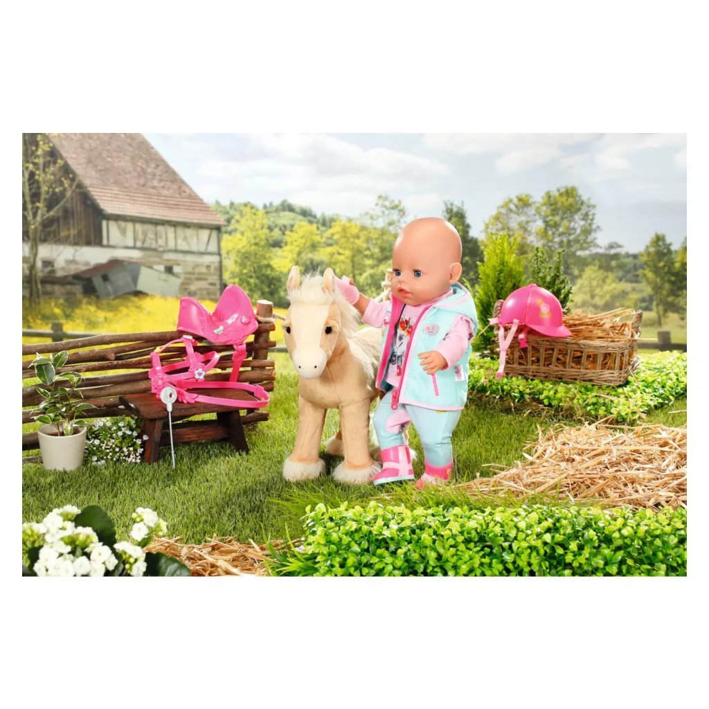 Baby Born Plush Pony My Horse Cutie with Accessories for Ages 3+