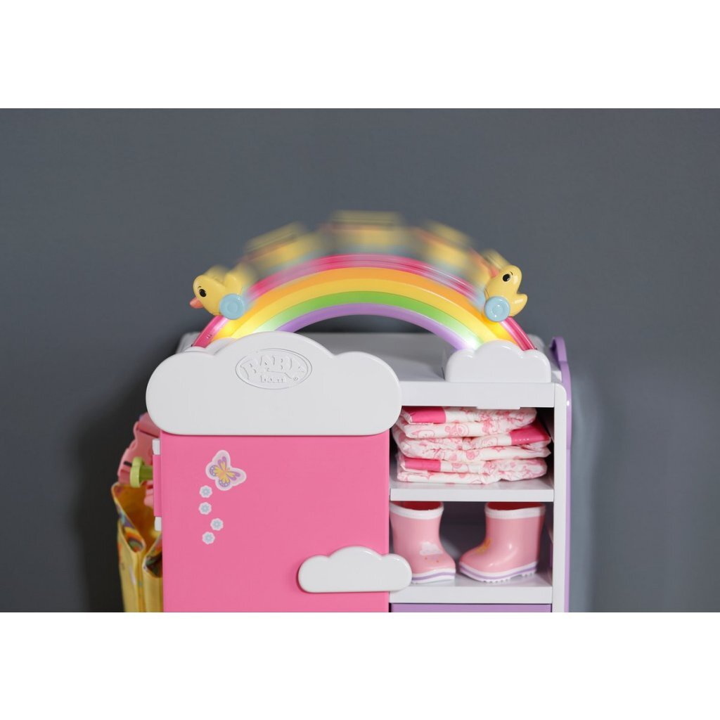 Baby Born Rainbow Wardrobe with Light and Sound 33x22x39 cm