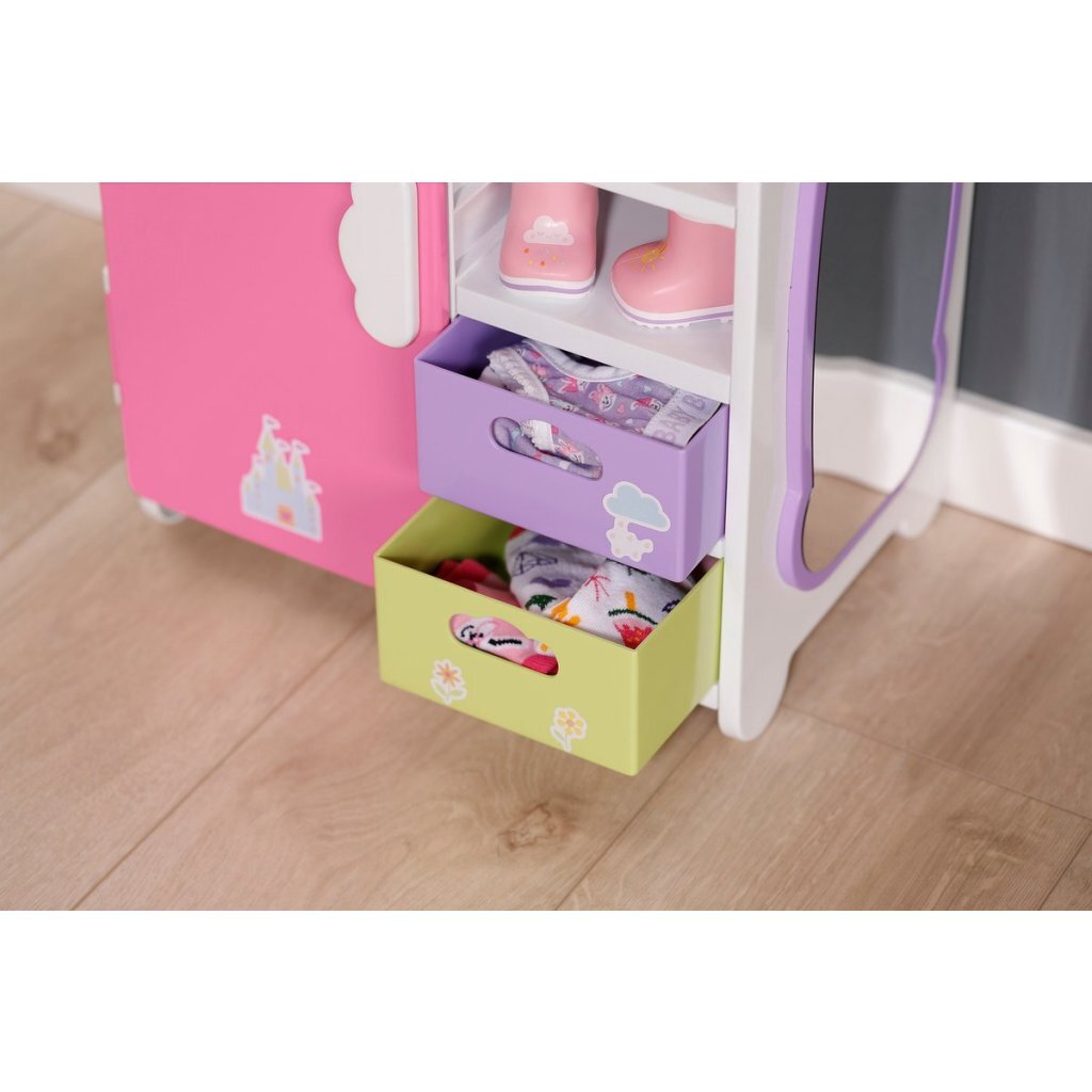 Baby Born Rainbow Wardrobe with Light and Sound 33x22x39 cm