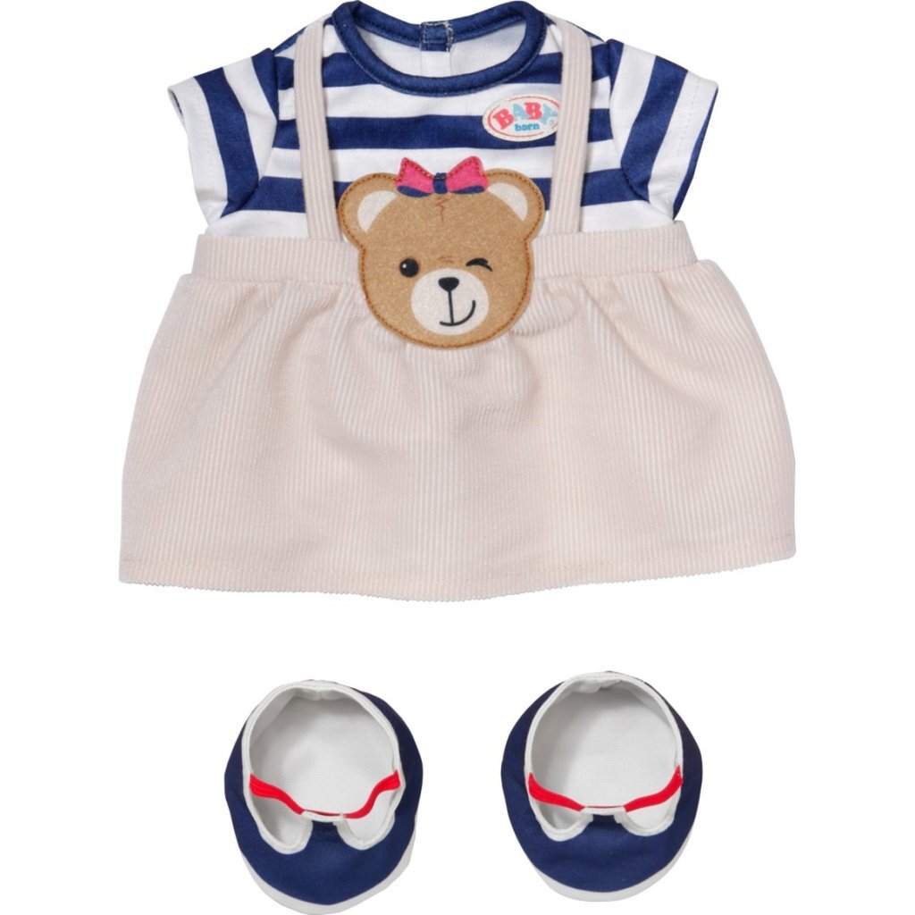 Baby Born Bear Teddy Outfit Dress for 43 cm Dolls