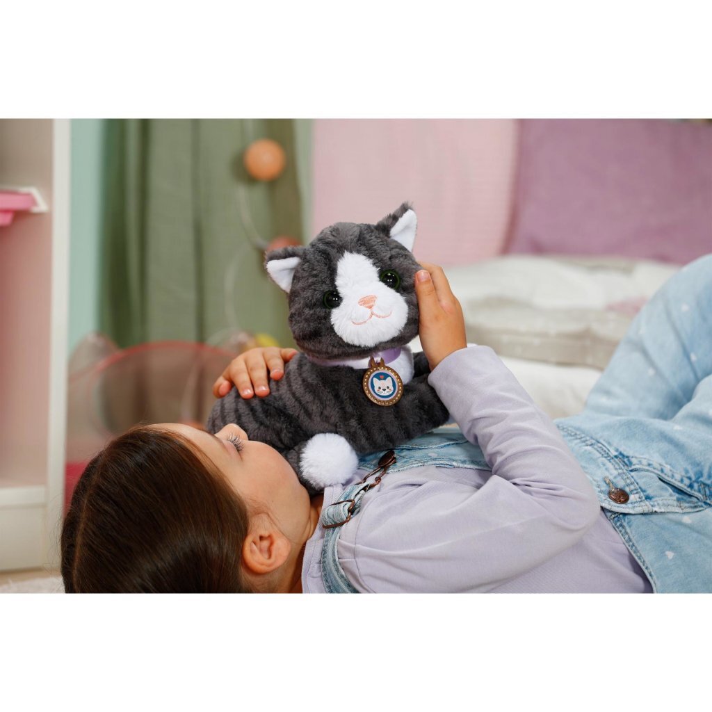 Baby Born My Cat Cookie Plush Cat with Basket + Sound
