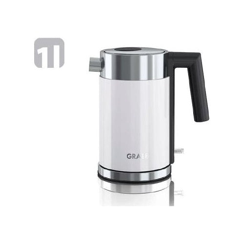 Graef WK 401 - Wasserkocher - 1 Liter - 2015 W - weiß (WK401) afbeelding 1