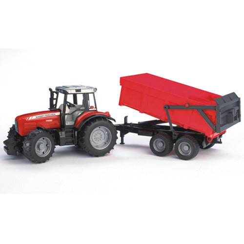 Bruder Massey Ferguson 7480 Tractor with Trailer