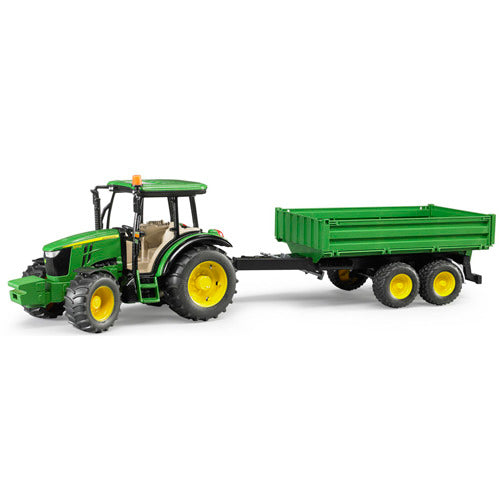 Bruder John Deere 5115 M Tractor with Trailer