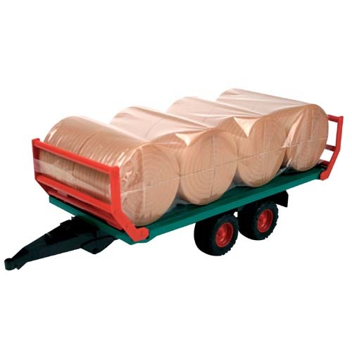 Bruder Trailer with Hay Bales 1:16 Scale