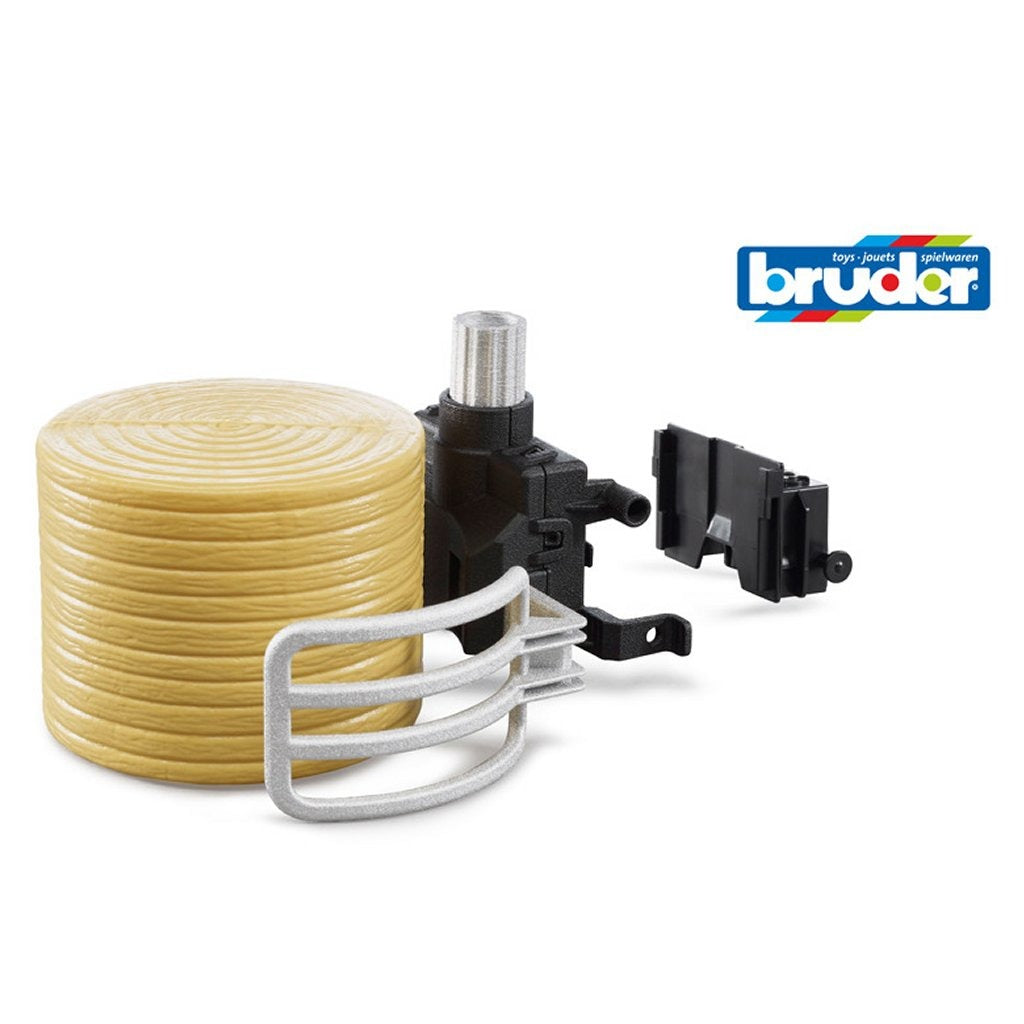 Bruder Bale Grab with Round Bale 1:16 - 02332