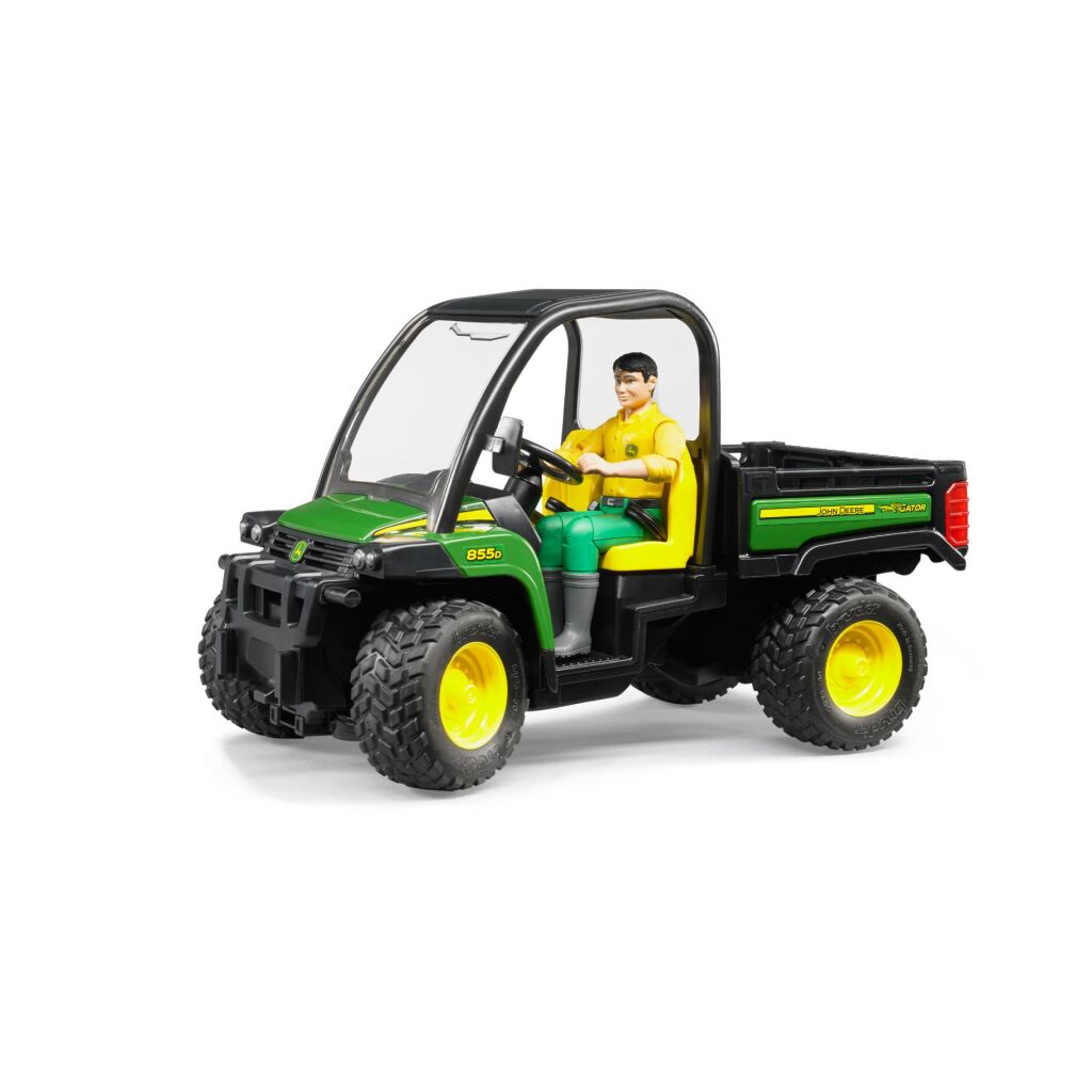 Bruder John Deere Gator XUV 855D + Driver 1:16