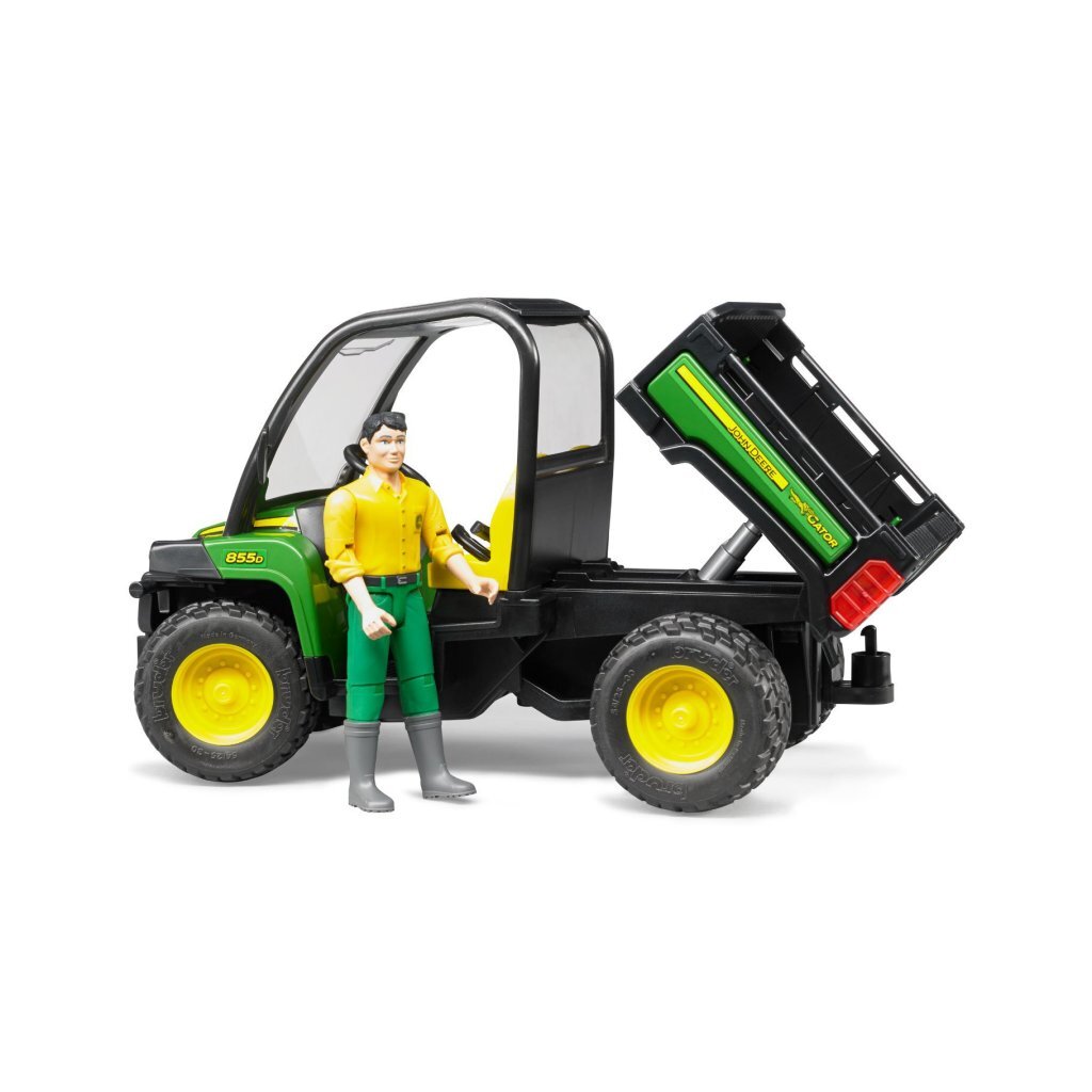 Bruder John Deere Gator XUV 855D + Driver 1:16