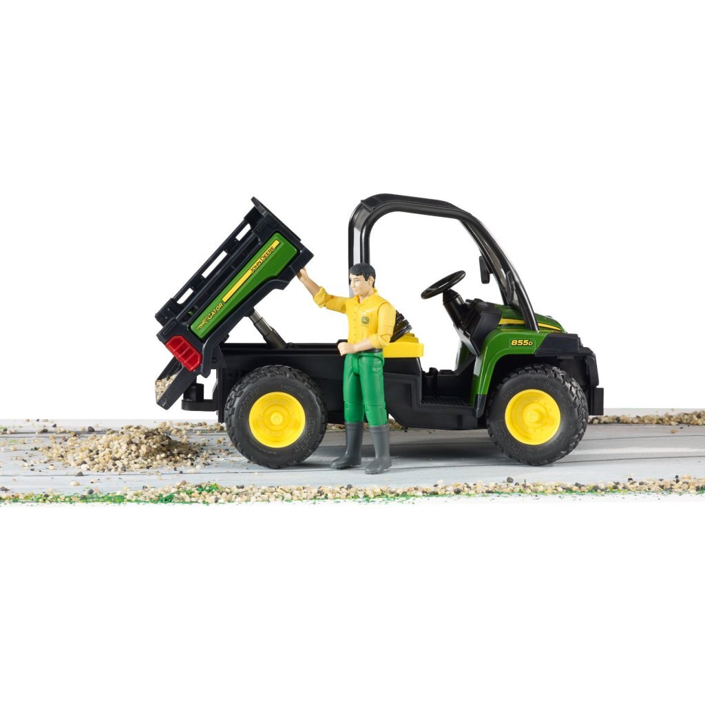 Bruder John Deere Gator XUV 855D + Driver 1:16