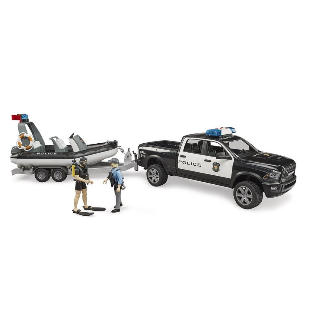 Bruder RAM 2500 Police Pick-Up Playset + Light and Sound 1:16