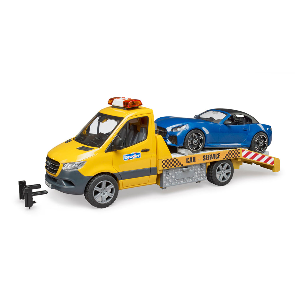 Bruder Mercedes Benz Sprinter Car Transporter + Light and Sound