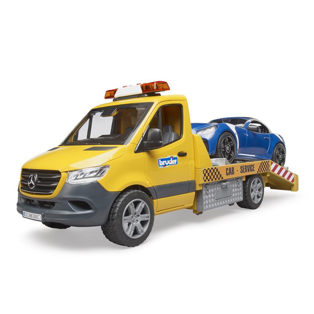 Bruder Mercedes Benz Sprinter Car Transporter + Light and Sound