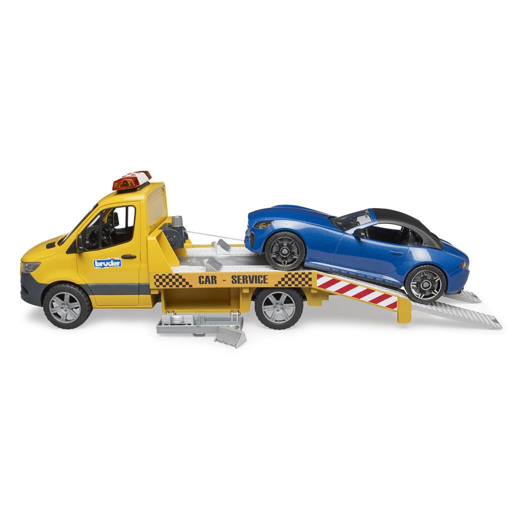 Bruder Mercedes Benz Sprinter Car Transporter + Light and Sound