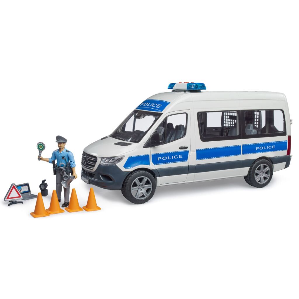 Bruder MB Sprinter Police Rescue Vehicle + Light and Sound Module