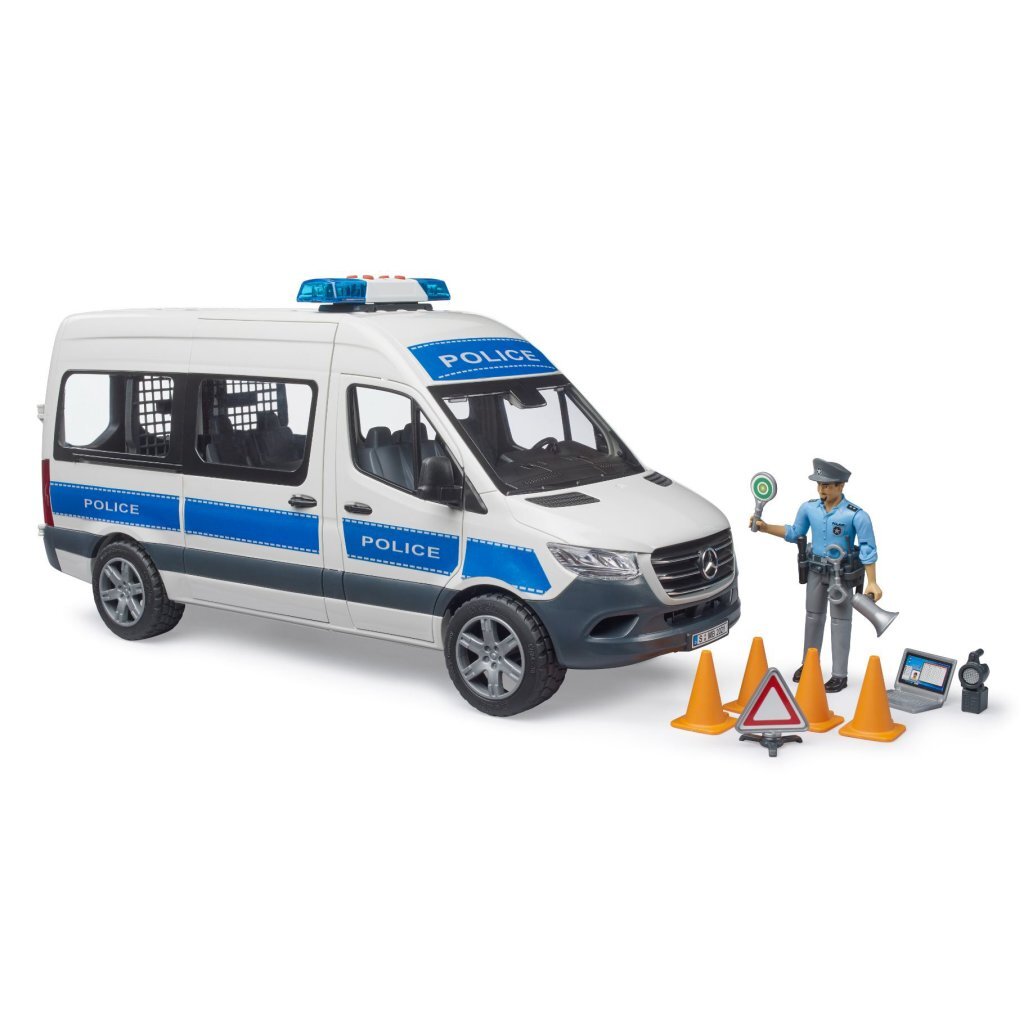 Bruder MB Sprinter Police Rescue Vehicle + Light and Sound Module