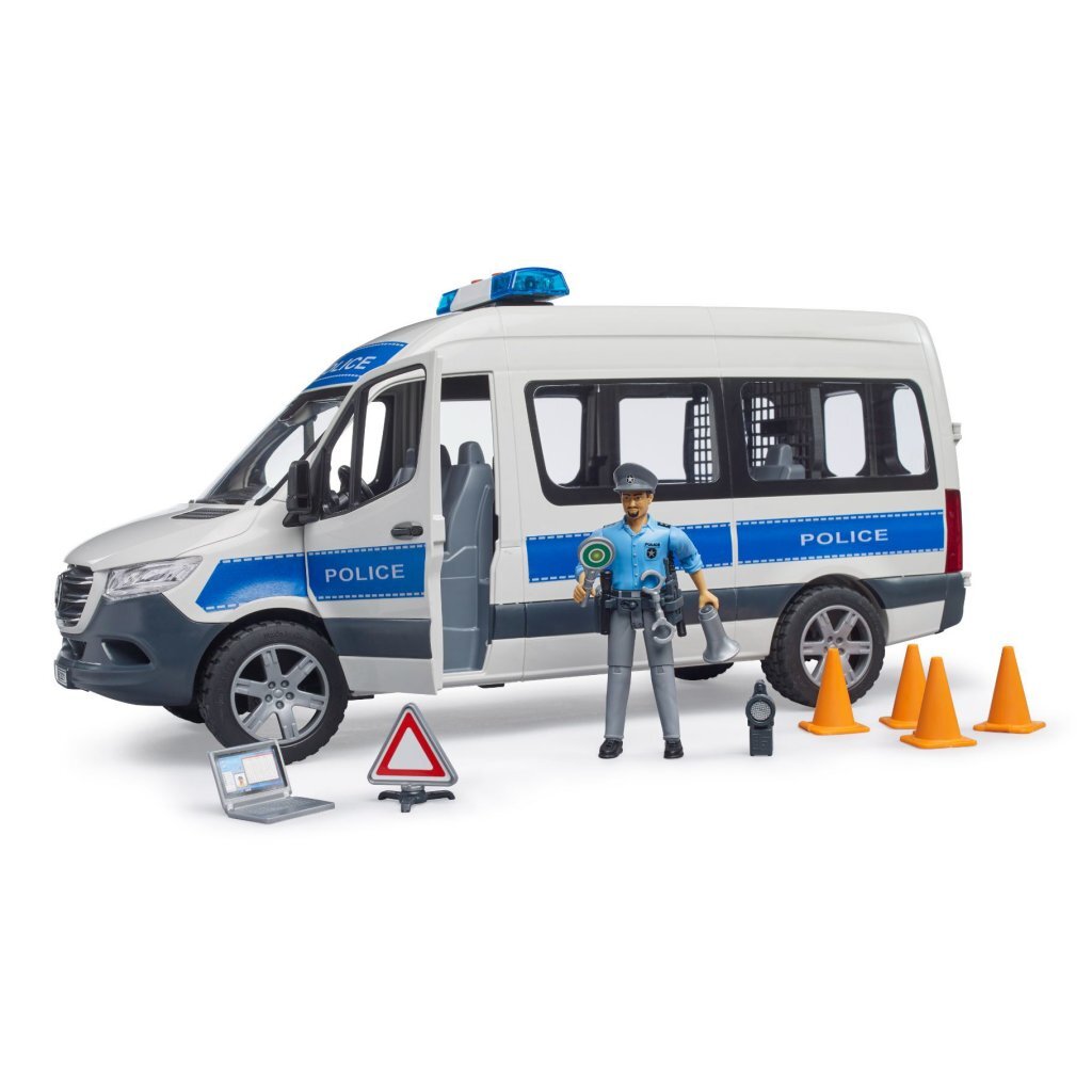 Bruder MB Sprinter Police Rescue Vehicle + Light and Sound Module