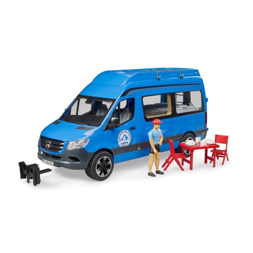 Bruder MB Sprinter Camper with Driver 02684