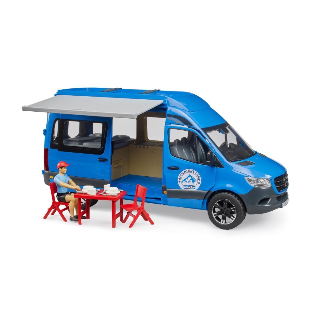 Bruder MB Sprinter Camper with Driver 02684