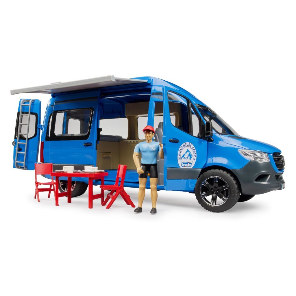 Bruder MB Sprinter Camper with Driver 02684
