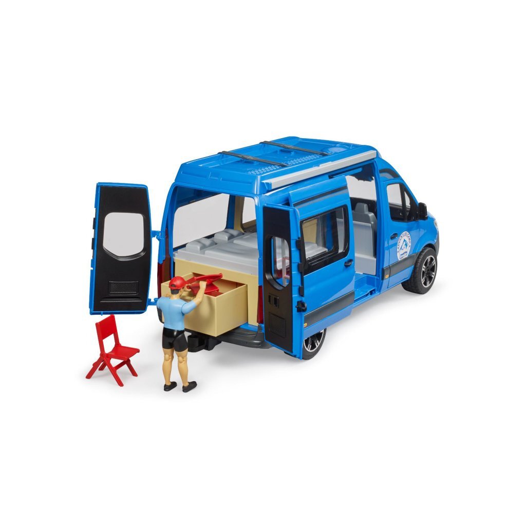 Bruder MB Sprinter Camper with Driver 02684