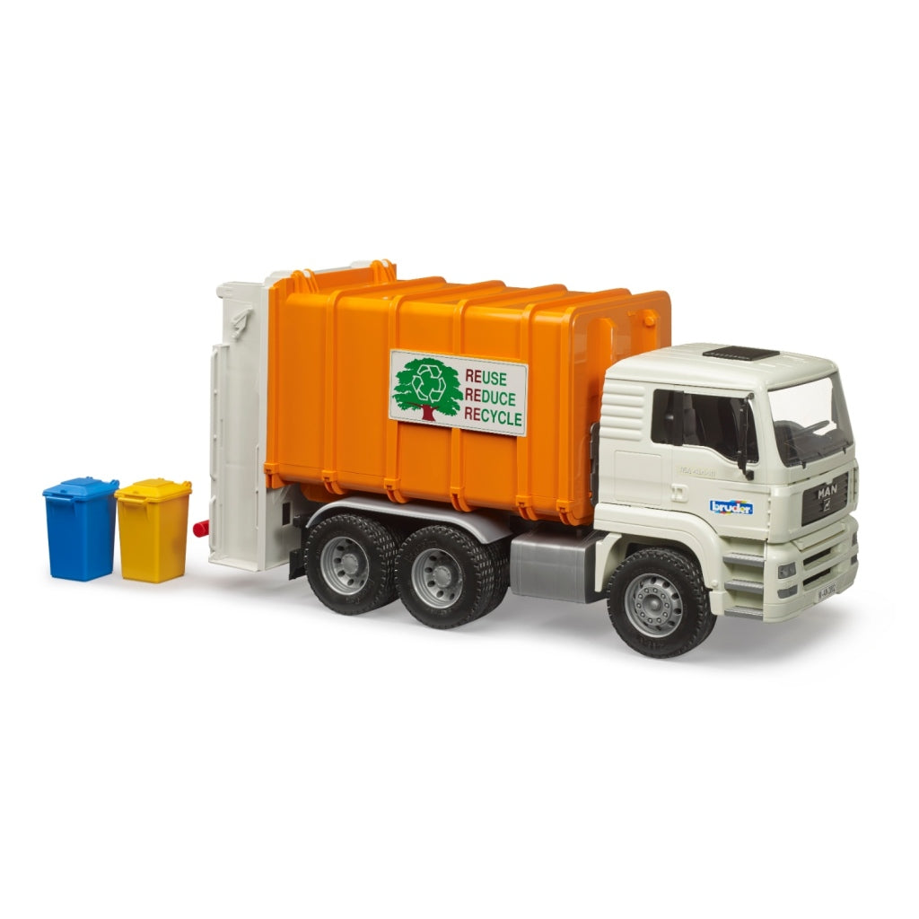 Bruder MAN TGA Garbage Truck + 2 Containers